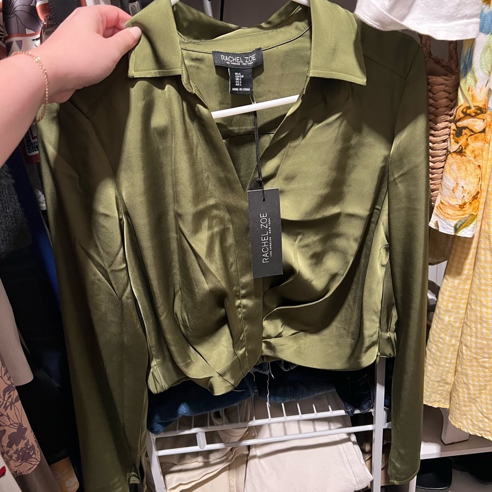 Rachel Zoe Sage Satin Top